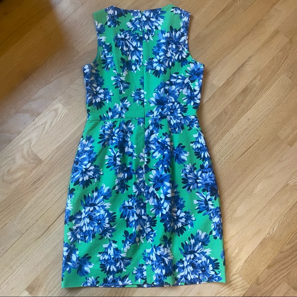 J.Crew Sleeveless pattern dress size 0